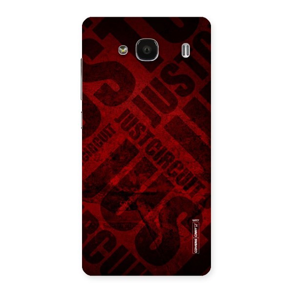 Just Circuit Back Case for Redmi 2