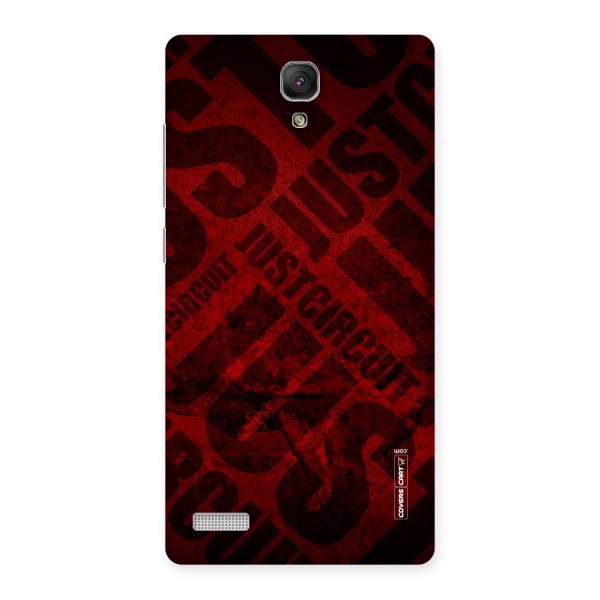Just Circuit Back Case for Redmi Note