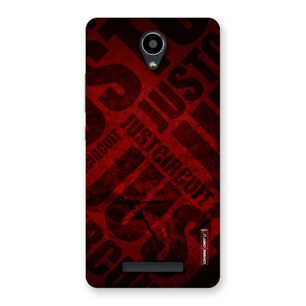 Just Circuit Back Case for Redmi Note 2