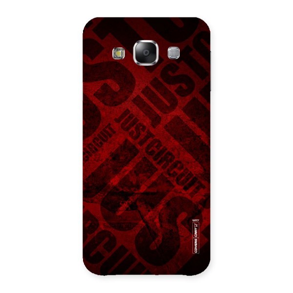 Just Circuit Back Case for Samsung Galaxy E5