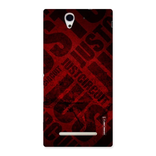 Just Circuit Back Case for Sony Xperia C3