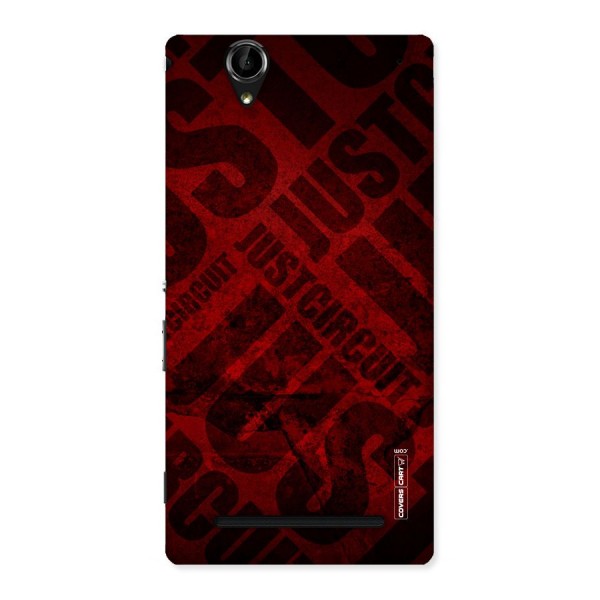 Just Circuit Back Case for Sony Xperia T2