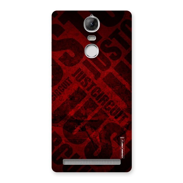 Just Circuit Back Case for Vibe K5 Note