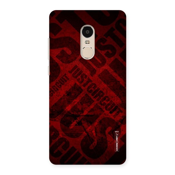 Just Circuit Back Case for Xiaomi Redmi Note 4