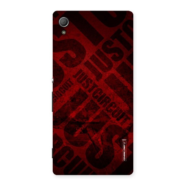 Just Circuit Back Case for Xperia Z3 Plus