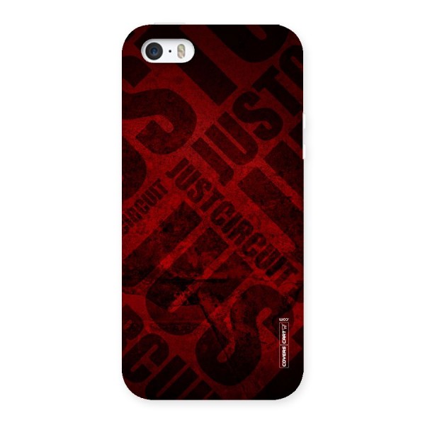 Just Circuit Back Case for iPhone 5 5S