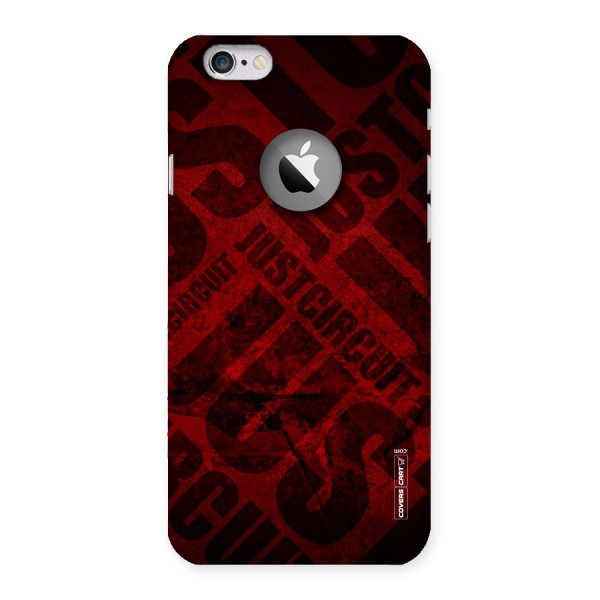 Just Circuit Back Case for iPhone 6 Logo Cut