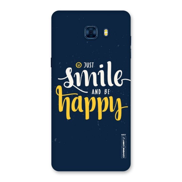 Just Smile Back Case for Galaxy C7 Pro