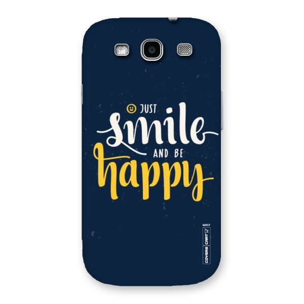 Just Smile Back Case for Galaxy S3 Neo