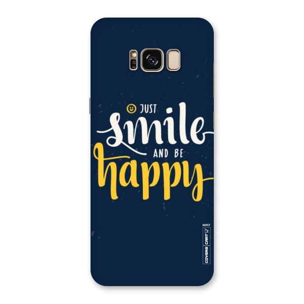 Just Smile Back Case for Galaxy S8 Plus