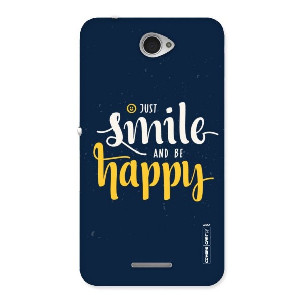 Just Smile Back Case for Sony Xperia E4