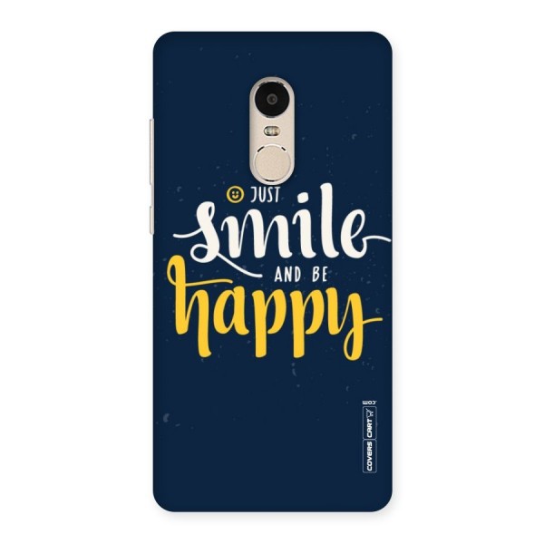 Just Smile Back Case for Xiaomi Redmi Note 4