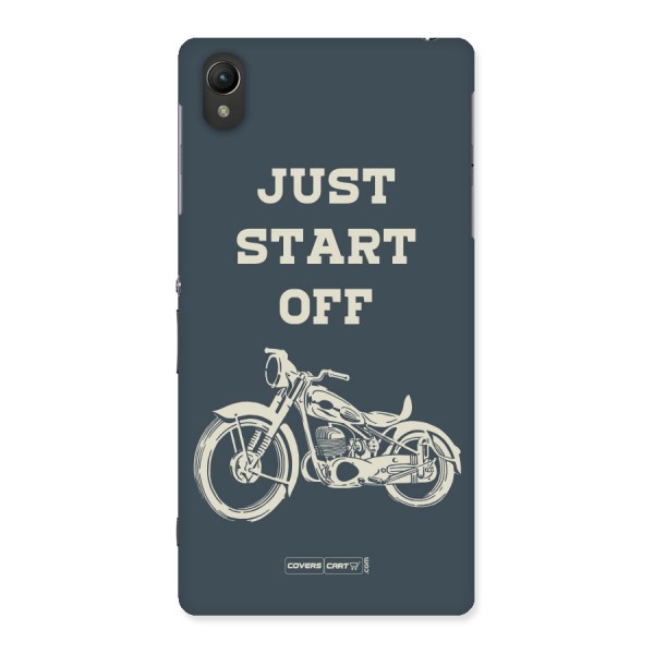 Just Start Off Back Case for Sony Xperia Z2