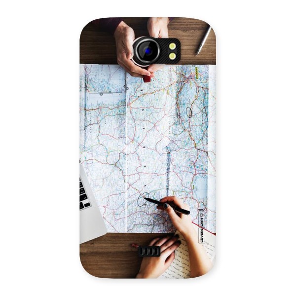 Just Travel Back Case for Micromax Canvas 2 A110