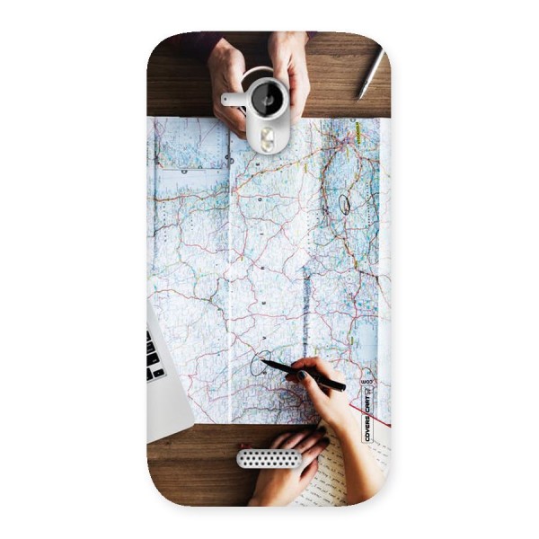 Just Travel Back Case for Micromax Canvas HD A116