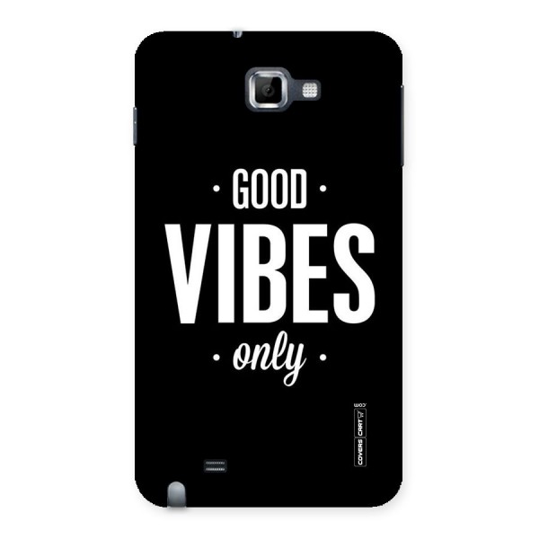 Just Vibes Back Case for Galaxy Note