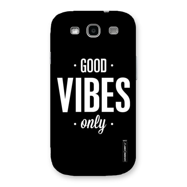 Just Vibes Back Case for Galaxy S3