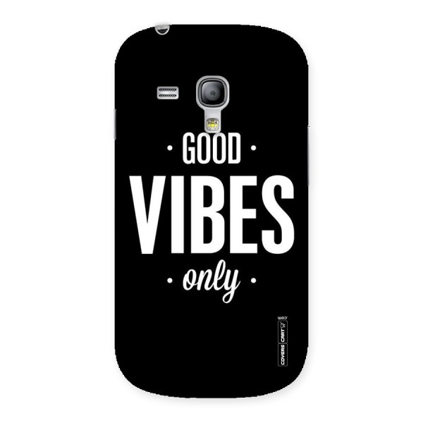 Just Vibes Back Case for Galaxy S3 Mini