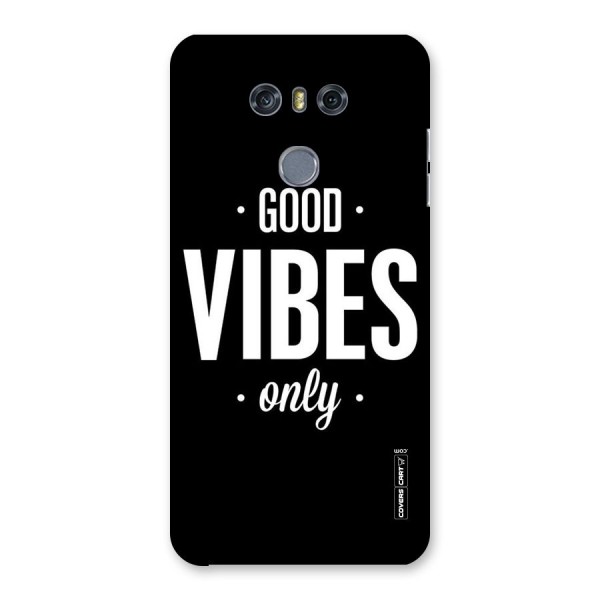 Just Vibes Back Case for LG G6