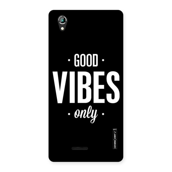Just Vibes Back Case for Lava Iris 800