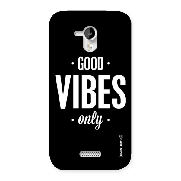 Just Vibes Back Case for Micromax Canvas HD A116
