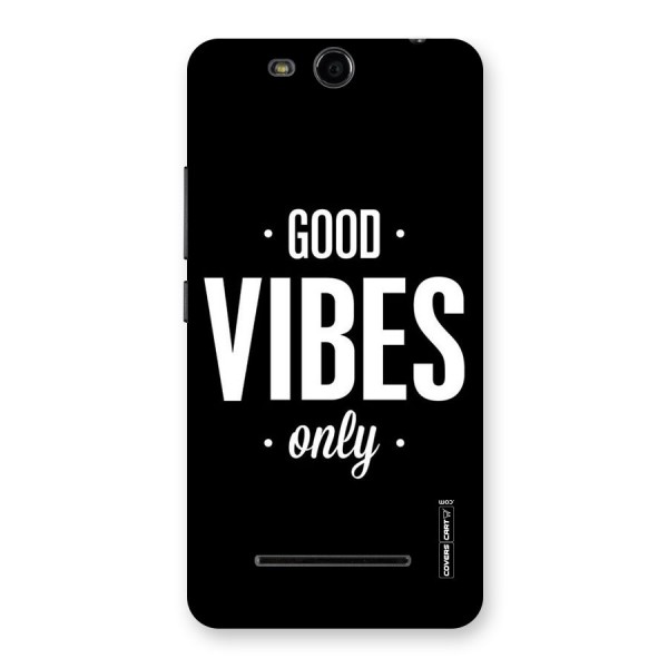 Just Vibes Back Case for Micromax Canvas Juice 3 Q392