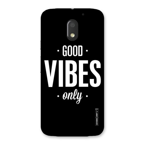 Just Vibes Back Case for Moto E3 Power
