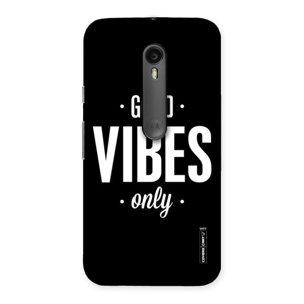Just Vibes Back Case for Moto G3