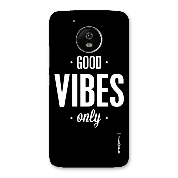Just Vibes Back Case for Moto G5