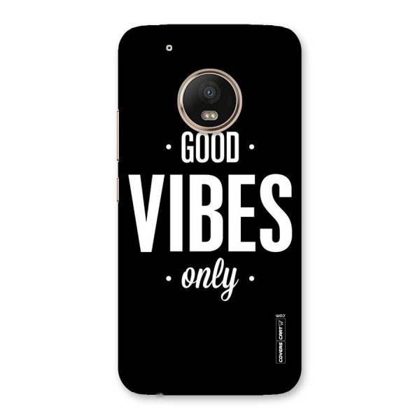 Just Vibes Back Case for Moto G5 Plus