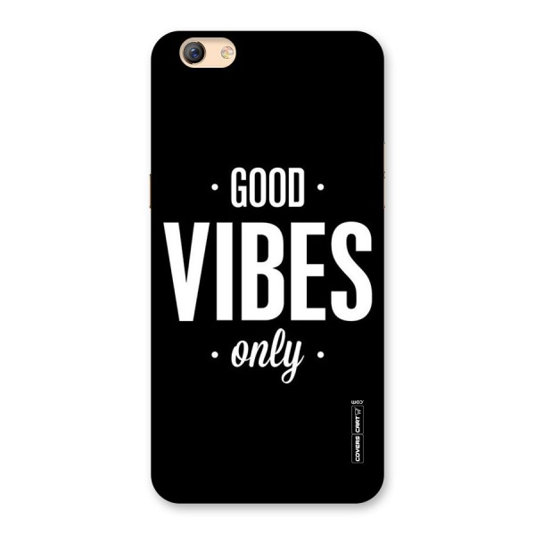 Just Vibes Back Case for Oppo F3 Plus