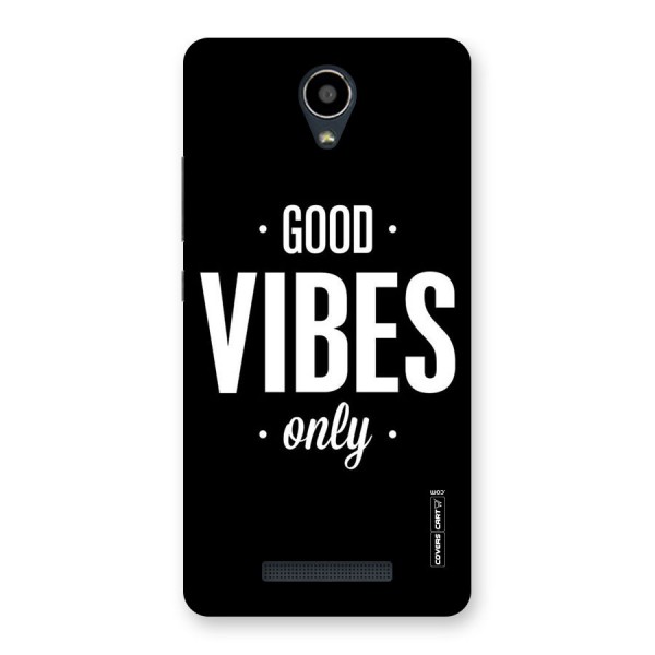 Just Vibes Back Case for Redmi Note 2