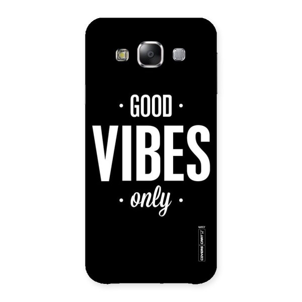 Just Vibes Back Case for Samsung Galaxy E5