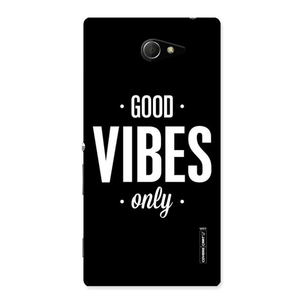 Just Vibes Back Case for Sony Xperia M2