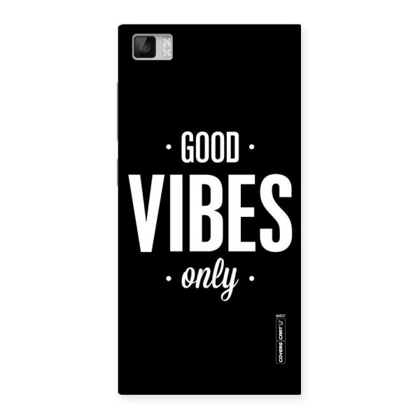 Just Vibes Back Case for Xiaomi Mi3