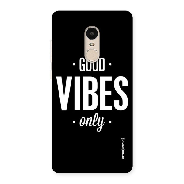 Just Vibes Back Case for Xiaomi Redmi Note 4