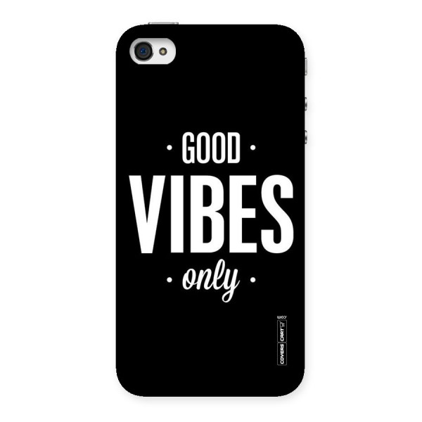 Just Vibes Back Case for iPhone 4 4s