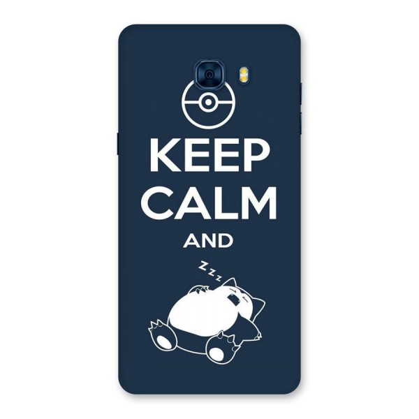 Keep Calm and Sleep Back Case for Galaxy C7 Pro