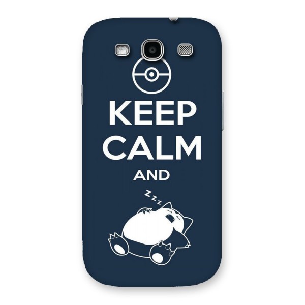 Keep Calm and Sleep Back Case for Galaxy S3 Neo