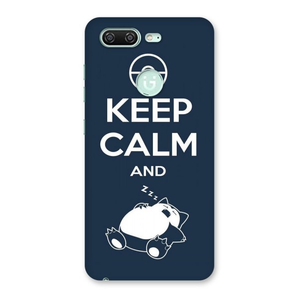 Keep Calm and Sleep Back Case for Gionee S10