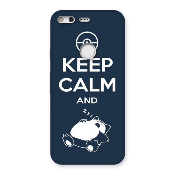 Keep Calm and Sleep Back Case for Google Pixel