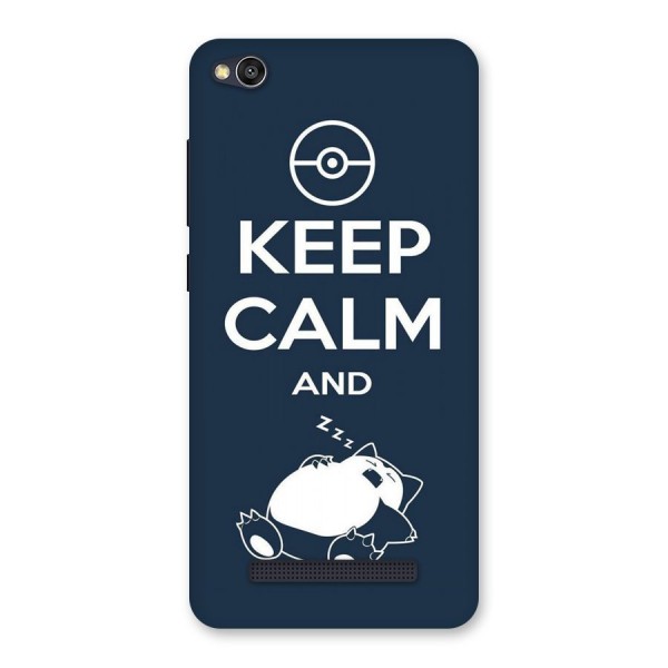 Keep Calm and Sleep Back Case for Redmi 4A