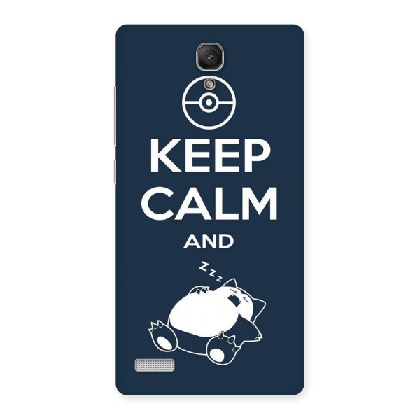 Keep Calm and Sleep Back Case for Redmi Note