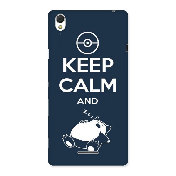 Keep Calm and Sleep Back Case for Sony Xperia T3