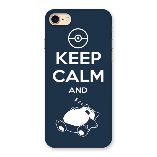 Keep Calm and Sleep Back Case for iPhone 7