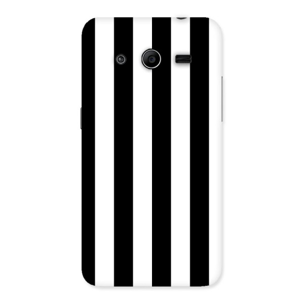 Lavish Black Stripes Back Case for Galaxy Core 2