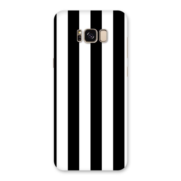 Lavish Black Stripes Back Case for Galaxy S8 Plus