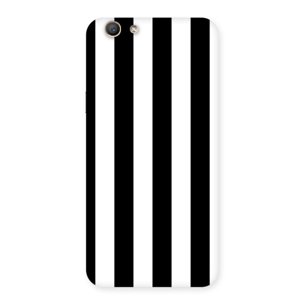 Lavish Black Stripes Back Case for Oppo F1s