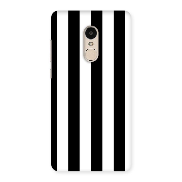 Lavish Black Stripes Back Case for Xiaomi Redmi Note 4