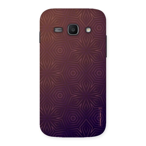 Lavish Purple Pattern Back Case for Galaxy Ace 3